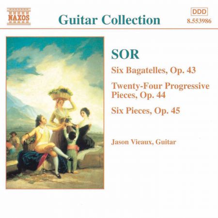 Jason Vieaux: Sor: 6 Bagatelles, Op. 43 / Progressive Pieces, Op. 44 - CD