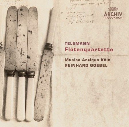 Musica Antiqua Köln, Reinhard Goebel: Telemann: Flute Quartets - CD