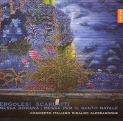 Concerto Italiano, Rinaldo Alessandrini: Pergolesi/ Scarlatti: Messa Romana / Messa Per Il Santo Natale - CD