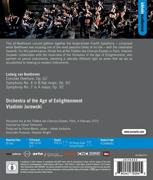 Orchestra of the Age of Enlightenment, Vladimir Jurowski: Vladimir Jurowski conducts the Orchestra of the Age of Enlightenment - BluRay Foto #2