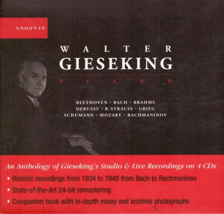 Walter Gieseking: Piano - CD