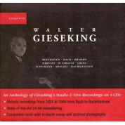Walter Gieseking: Piano - CD