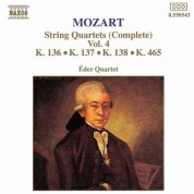 Mozart: String Quartets, K. 136-138 and K. 465, 'Dissonance' - CD