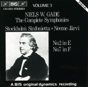 Stockholm Sinfonietta, Neeme Järvi: Gade: Complete Symphonies, Vol.3 - CD