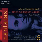 Bach Collegium Japan, Masaaki Suzuki: J.S. Bach: Cantatas, Vol. 6 (BWV 21, 31) - CD