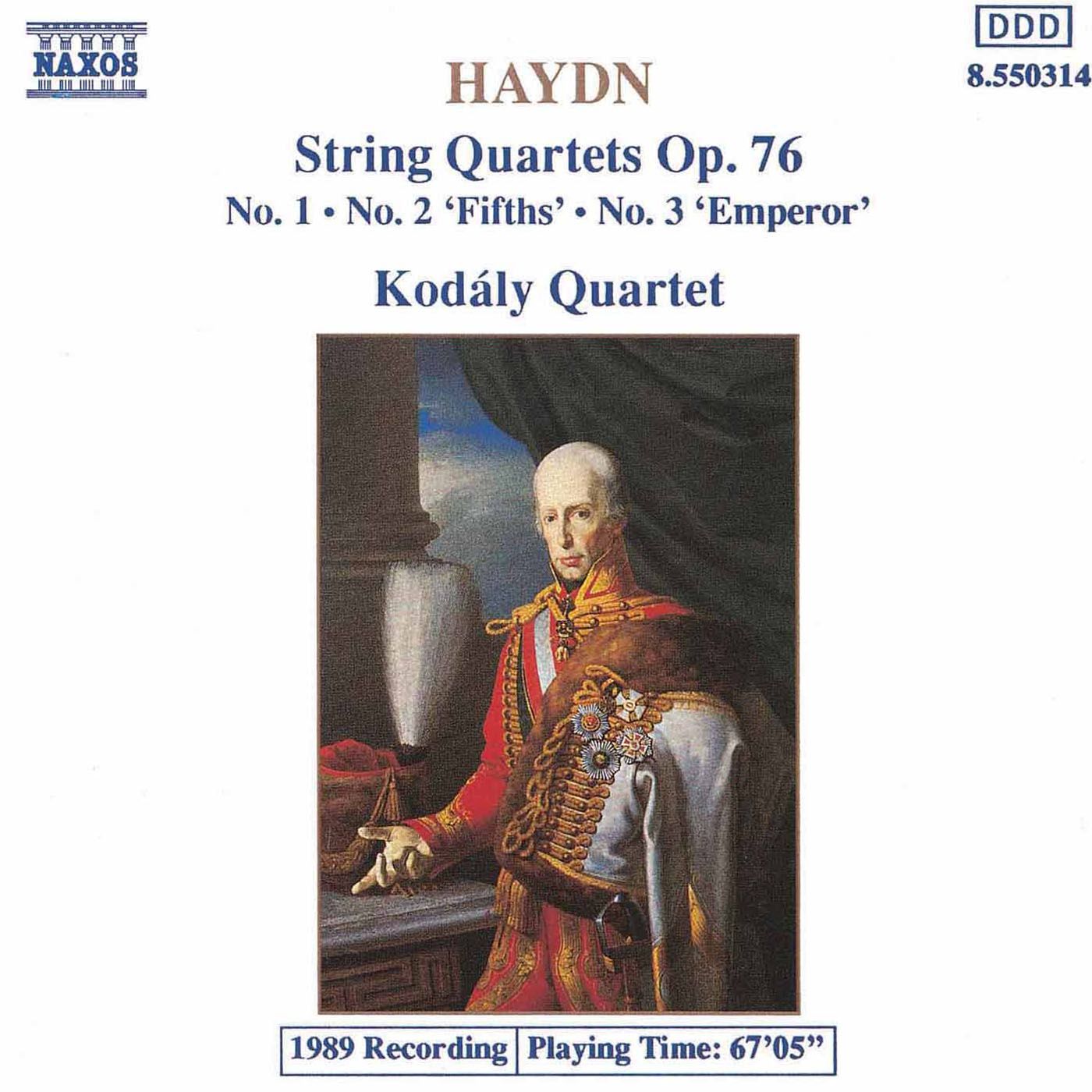 Haydn: String Quartets Op. 76, Nos. 1-3 - CD | Opus3a