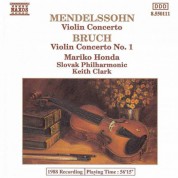Mariko Honda: Mendelssohn / Bruch: Violin Concertos - CD
