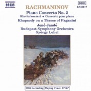Jenö Jandó: Rachmaninov: Piano Concerto No. 2 / Rhapsody On A Theme of Paganini - CD