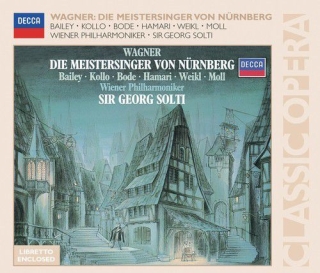 Norman Bailey, René Kollo, Hannelore Bode, Julia Hamari, Bernd Weikl, Kurt Moll, Sir Georg Solti, Wiener Philharmoniker: Wagner: Die Meistersinger Von Nürnberg - CD