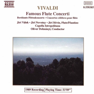 Vivaldi: Flute Concertos (Famous) - CD
