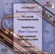 Klaus Thunemann, I Musici, Severino Gazzelloni: Vivaldi, Tartini: Bassoon Concertos, Flute Concerto - SACD