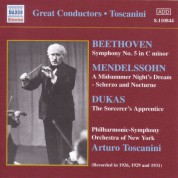 New York Philharmonic Symphony Orchestra: Beethoven:Symphony No. 5 / Mendelssohn: A Midsummer Night's Dream (Toscanini) (1926, 1929, 1931) - CD