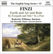 Finzi: Earth and Air and Rain / To A Poet / By Footpath and Stile (English Song, Vol. 15) - CD