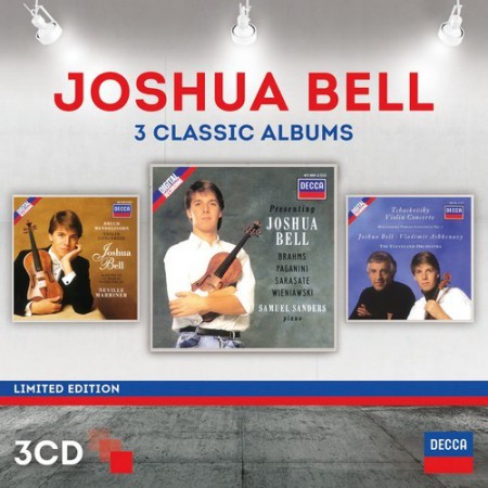 Joshua Bell, Academy of St. Martin in the Fields, Sir Neville Marriner, Samuel Sanders, The Cleveland Orchestra, Vladimir Ashkenazy: Joshua Bell - 3 Classic Albums - CD