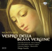 Marinella Pennicchi, Marco Beasley, Coro della Radio Svizzera Lugano, Concerto Palatino, I Barocchisti, Diego Fasolis: Monteverdi: Vespro Della Beata Vergine - CD