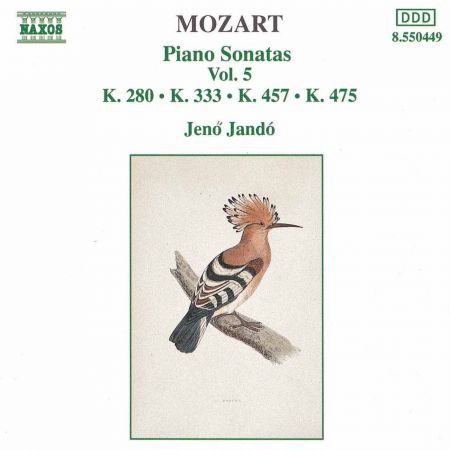 Jenö Jandó: Mozart: Piano Sonatas, Vol. 5 (Piano Sonatas Nos 2, 13 and 14 - Fantasia, K. 475) - CD