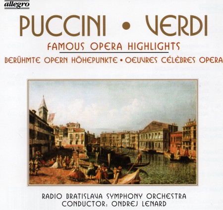 Puccini, Verdi: Famous Opera Highlights - CD