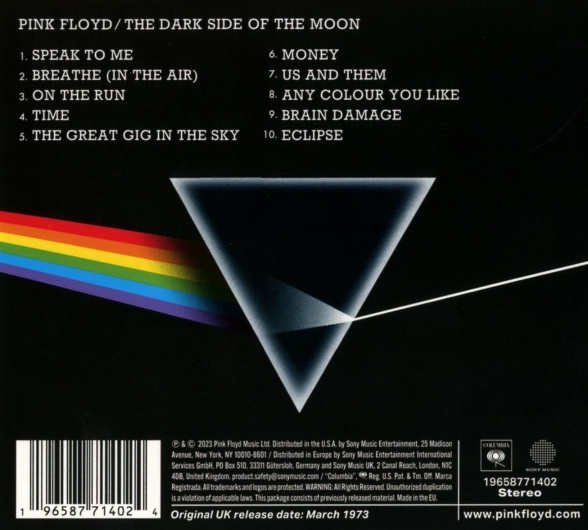 Pink Floyd: Dark Side of the Moon (50th Anniversary Edition) - CD Foto #2