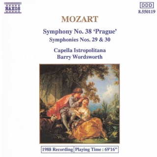 Mozart: Symphonies Nos. 29, 30 and 38 - CD