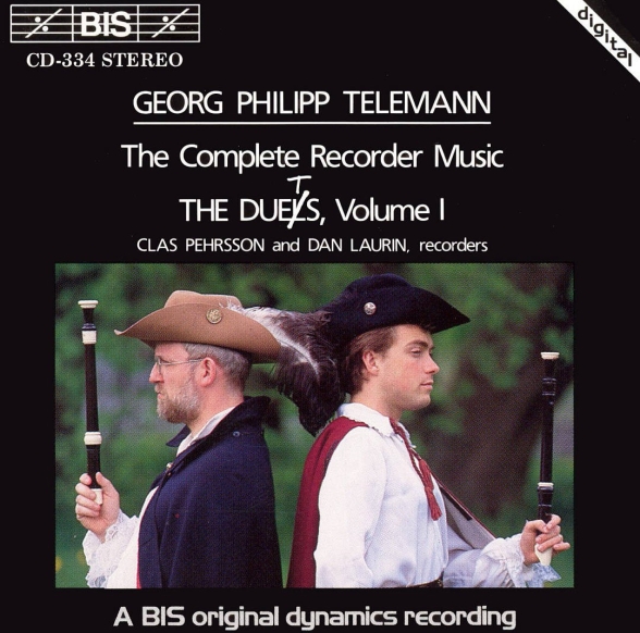 Clas Pehrsson, Dan Laurin: Telemann - Recorder Duets, Vol.I - CD Foto #1