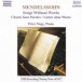 Mendelssohn, Felix: Songs Without Words, Vol. 1 - CD