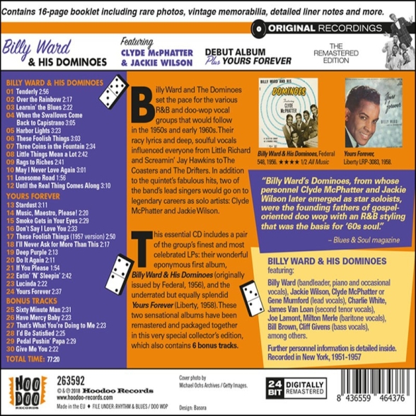 Billy Ward & His Dominoes: Debut Album + Yours Forever - CD Foto #2