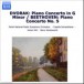 Dvorak: Piano Concerto in G Minor / Beethoven: Piano Concerto No. 5, "Emperor" - CD