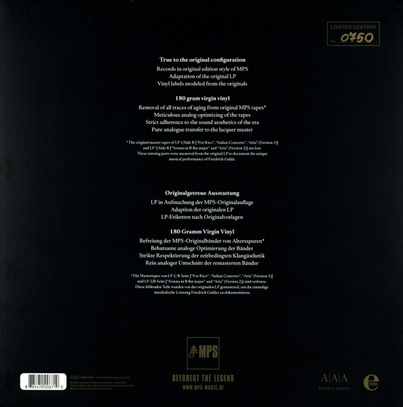 Friedrich Gulda: Message from G. - Plak Foto #2