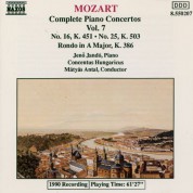 Jenö Jandó: Mozart: Piano Concertos Nos. 16 and 25 / Rondo, K. 386 - CD