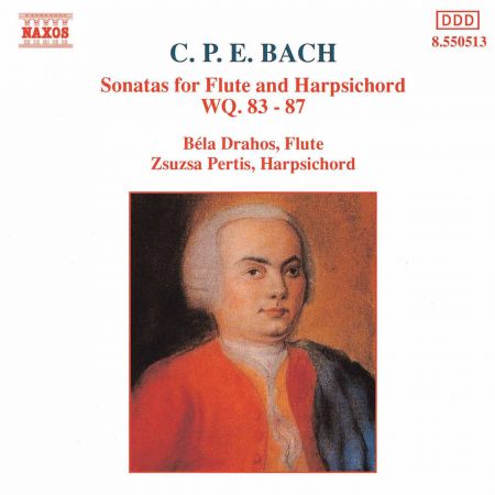 Çeşitli Sanatçılar: Bach, C.P.E.: Sonatas for Flute and Harpsichord, Wq. 83-87 - CD