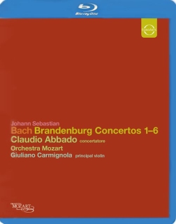 Orchestra Mozart, Giuliano Carmignola: J.S. Bach: Brandenburg Concertos 1-6 - BluRay