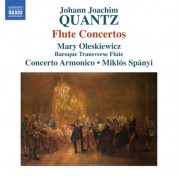 Concerto Armonico, Mary Oleskiewicz, Miklós Spányi: Quantz: Flute Concertos - CD