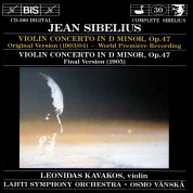Leonidas Kavakos, Lahti Symphony Orchestra, Osmo Vanska: Sibelius - Violin Concerto in D minor, Op.47 - CD
