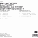 Gülsin Onay, Bilkent Senfoni Orkestrası: Erkin & Khachaturian: Piano Concertos - CD Foto #2