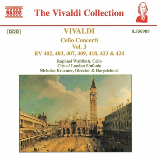 Vivaldi: Cello Concertos, Vol.  3 - CD