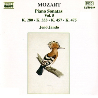 Jenö Jandó, Wolfgang Amadeus Mozart: Mozart: Piano Sonatas, Vol. 5 (Piano Sonatas Nos 2, 13 and 14 - Fantasia, K. 475) - CD