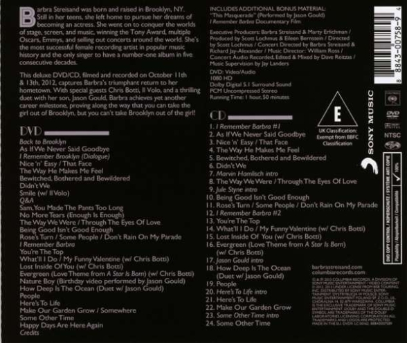 Barbra Streisand: Back To Brooklyn (Deluxe Edition) - CD Foto #2