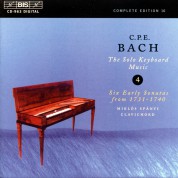 Miklós Spányi: C.P.E. Bach: Solo Keyboard Music, Vol. 4 - CD