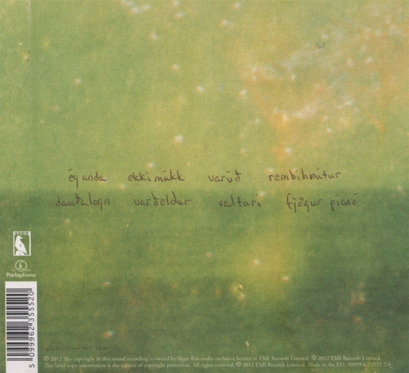 Sigur Rós: Valtari - CD Foto #2