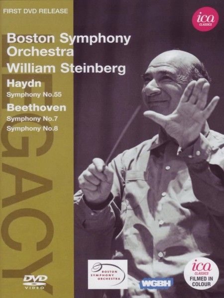 Boston Symphony Orchestra, William Steinberg: Haydn/ Beethoven: Sym. No.55, Sym. Nos.7-8 - DVD