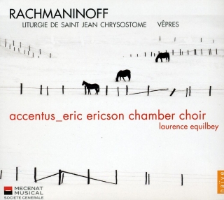 Accentus, Laurence Equilbey: Rachmaninov: Liturgy of St John Chrysostomus: Vespers - CD