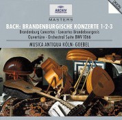 Musica Antiqua Köln, Reinhard Goebel: Bach, J.S.: Brandenburg Concertos Nos. 1 - 3 - CD