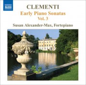 Susan Alexander-Max: Clementi: Early Piano Sonatas, Vol. 3 - CD