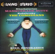 RCA Victor Symphony Orchestra, Kirill Kondrashin: Khachaturian: The Masquerade Suite/ Kabalevsky: The Comedians (200g-edition) - Plak