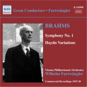 Wilhelm Furtwängler: Brahms: Symphony No. 1 / Haydn Variations - CD