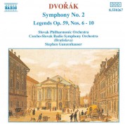 Stephen Gunzenhauser, Slovak Philharmonic Orchestra: Dvorak: Symphony No. 2, Legends Op. 59, Nos. 6-10 - CD