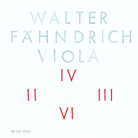Walter Fahndrich: Viola - Plak