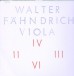 Walter Fahndrich: Viola - Plak