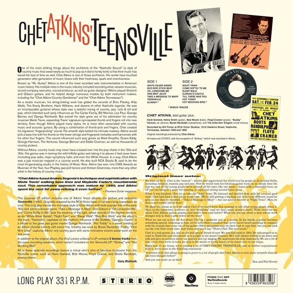 Chet Atkins: Teensville + 2 Bonus Tracks! - Plak Foto #2
