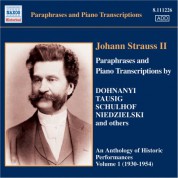 Strauss II: Paraphrases and Piano Transcriptions, Vol. 1 (1930-1954) - CD